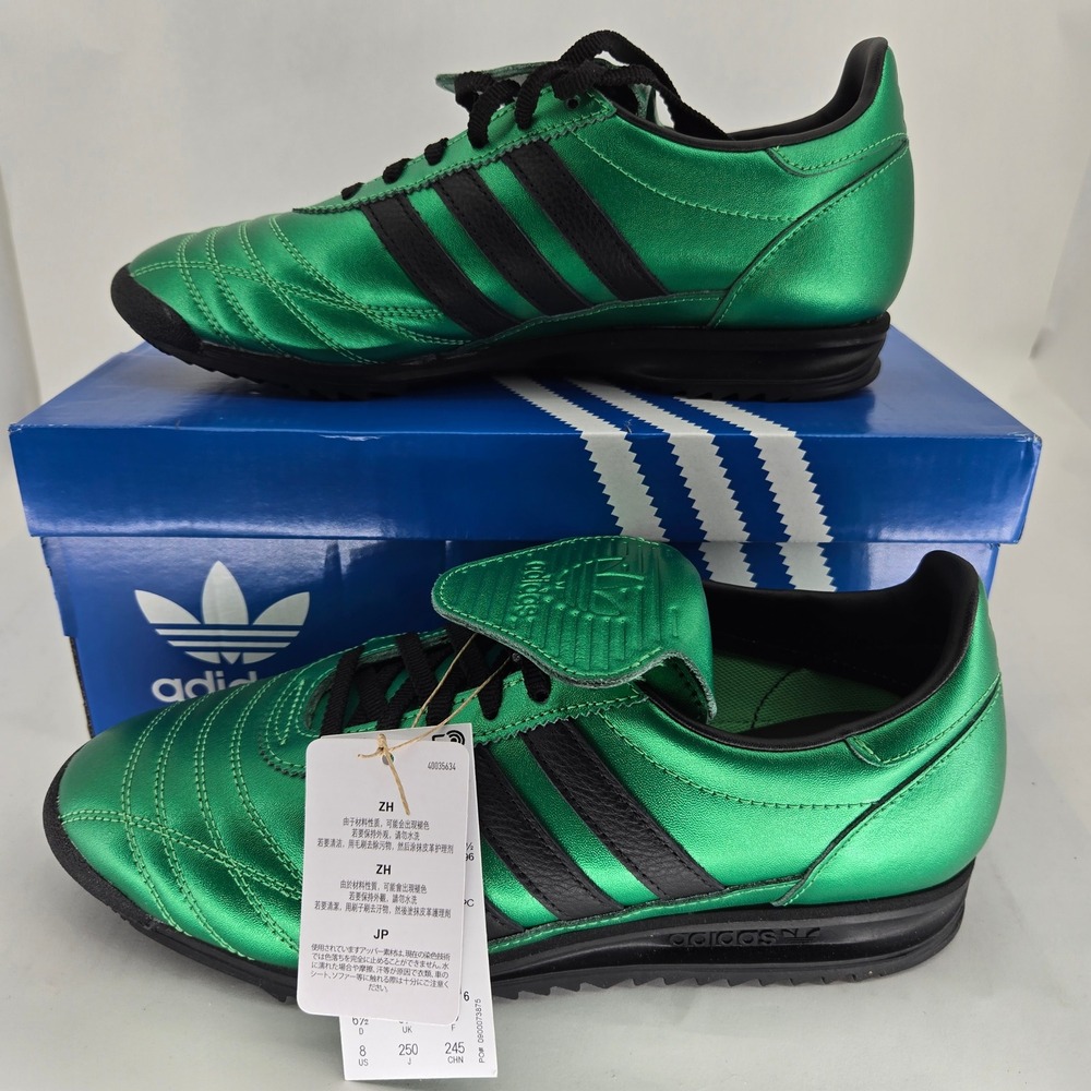 Adidas SL 72 OG W Metallic Green Black Women's Sneakers JH7238 Size 8 NEW - Picture 2 of 11